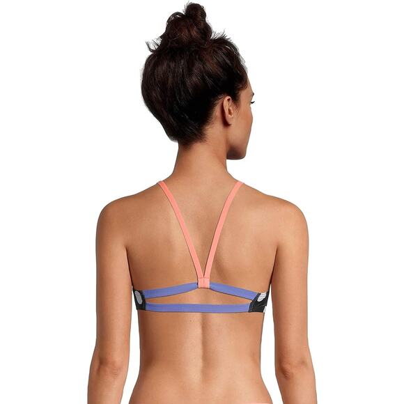NEW Speedo Women's Swimsuit Top Bikini Strappy Back Demi X-SMALL - Picture 2 of 3